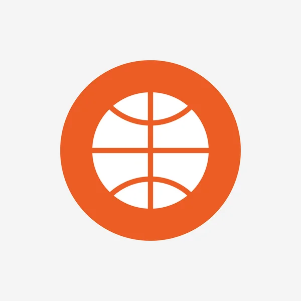 Basketbal teken pictogram. sport symbool. — Stockvector