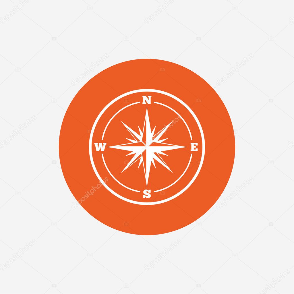 Compass sign icon. Stock Vector Image by ©Blankstock #109280766