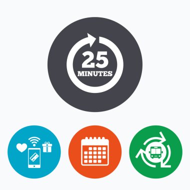 Her 25 dakika işareti 