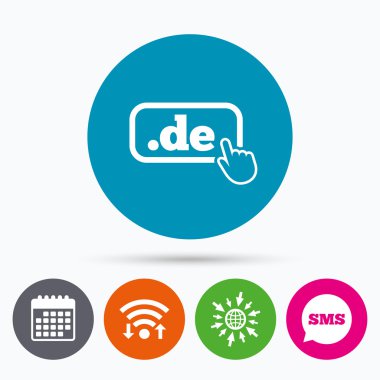 Etki alanı De işareti simgesi.  