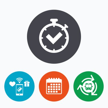 Zamanlayıcı işareti simgesi.  