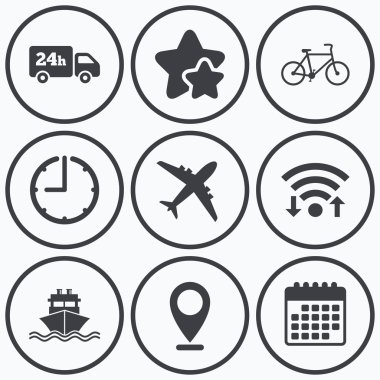 Kargo kamyon, nakliye, Bisiklet. 