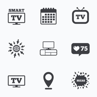 Akıllı Tv modu simgesi.  