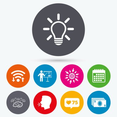 Sunu billboard, beyin fırtınası. Nakit para.