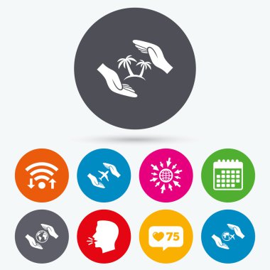 eller sigorta simgeler.  