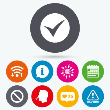 bilgi simgeleri. Dur yasağı sembolü.