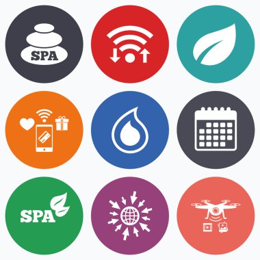 Spa simgeler taşlar. 