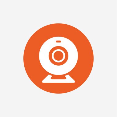 Webcam işareti simgesi.  