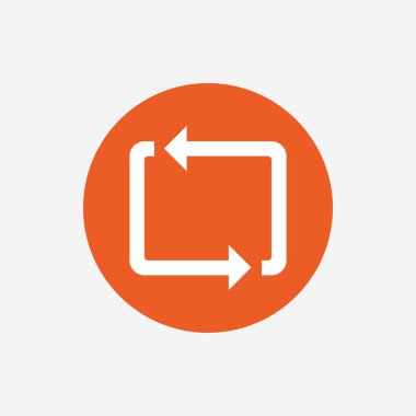 simge yineleyin. döngü sembolü. kayıt yenileme.