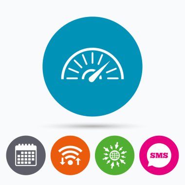 Takometre işareti simgesi. 