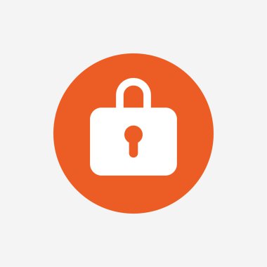 kilit işareti simgesi. soyunma sembolü.