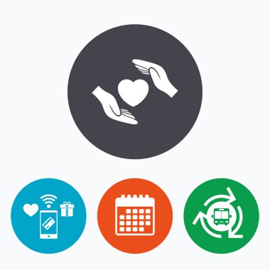 Hayat sigortası işareti simgesi. 