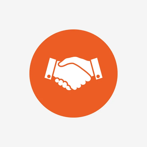 Handshake sign icon. — Stock Vector