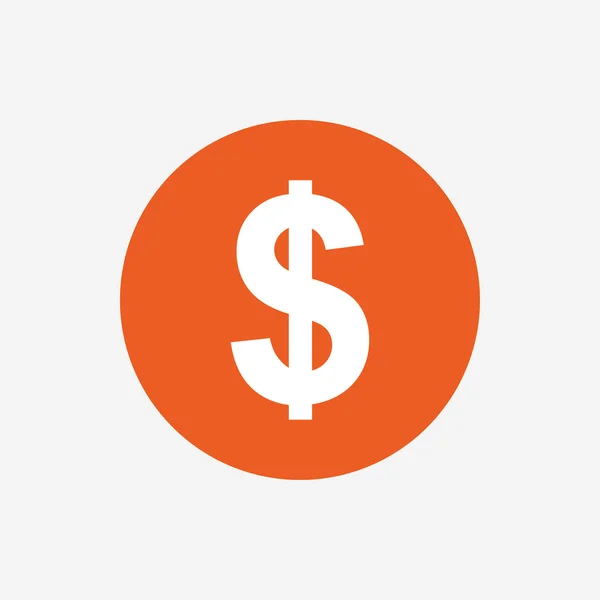 Icône de signe dollar. USD — Image vectorielle
