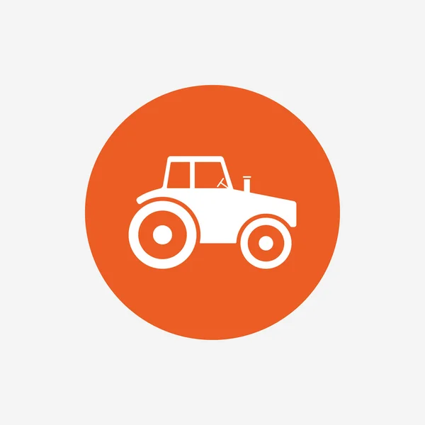 Tractor signo icono . — Archivo Imágenes Vectoriales