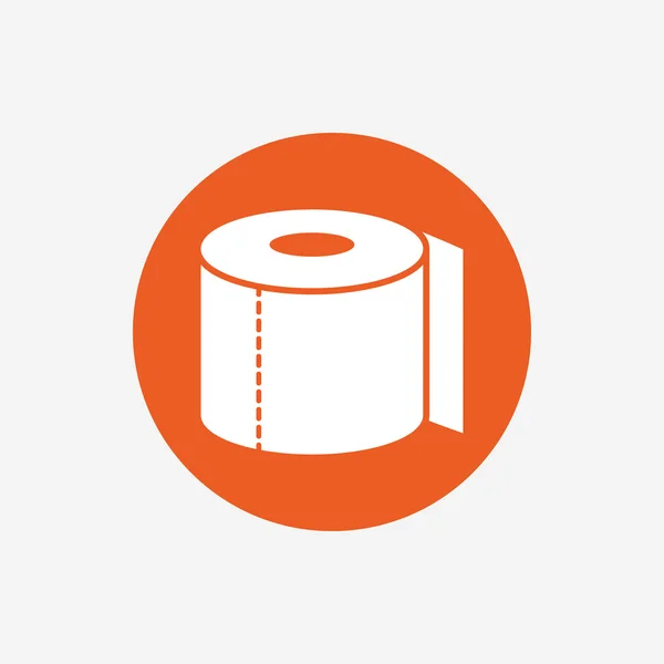 Toilet paper sign icon. — Stock Vector