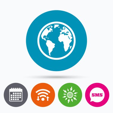 Küre işareti simgesi. 