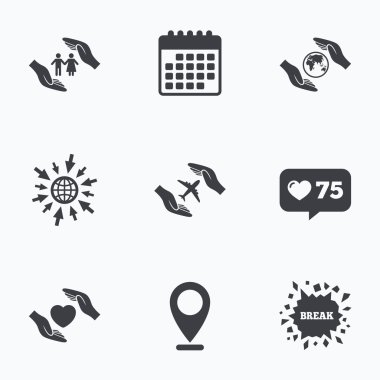 eller sigorta simgeler.  