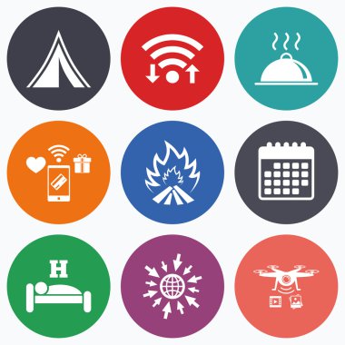 Sıcak yemek, uyku, çadır kamp  