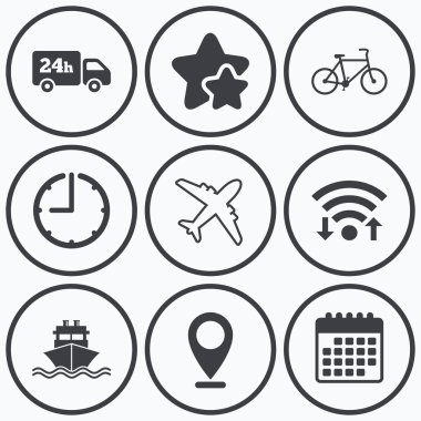 Kargo kamyon, nakliye, Bisiklet.  