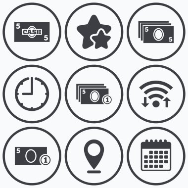 Nakit para işaretleri.  