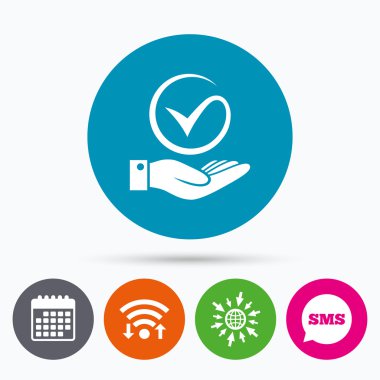 Kene ve el işareti. 