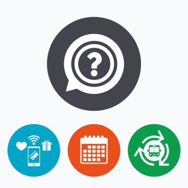 Soru işareti simgesi simgesi. 