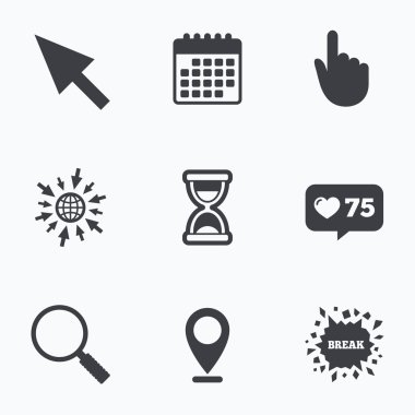 Fare imleci simgesi. 