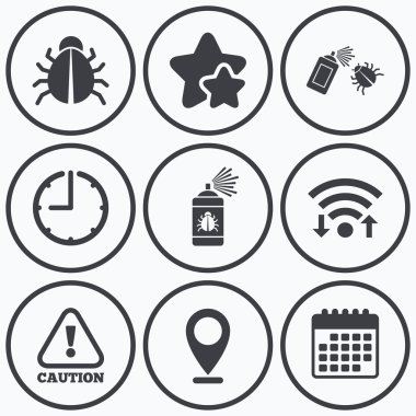 hata dezenfeksiyon işaretleri. 