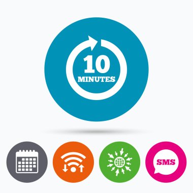 Her 10 dakika işareti 