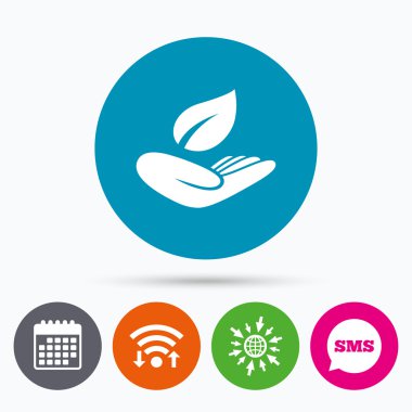 Doğa sigorta işareti.  