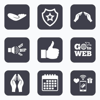 El simgeler. Başparmak gibi  