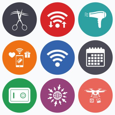 Otel hizmetleri simgesi. 