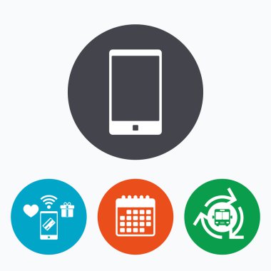 Smartphone işareti simgesi.  