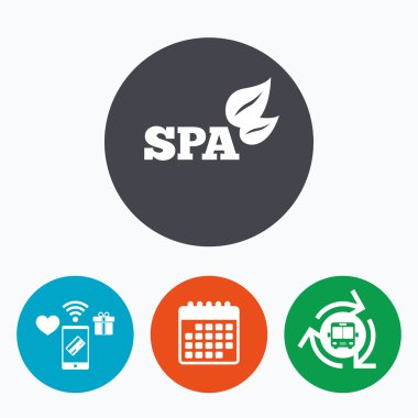 Spa işareti simgesi.  