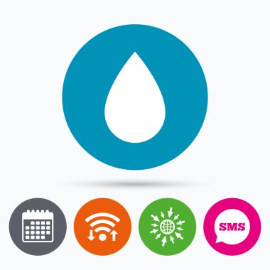 su damla işareti simgesi. 