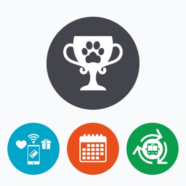 Kazanan evcil hayvan işaret Kupası 