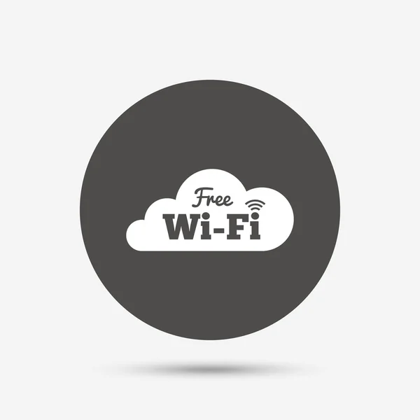 Signe wifi gratuit . — Image vectorielle