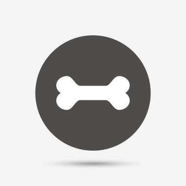 köpek kemik işareti simgesi. 