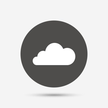 Bulut işareti simgesi.  