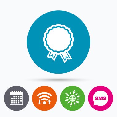 Ödülü simgesi. En iyi garanti sembolü.