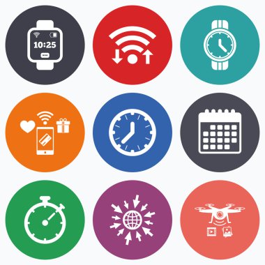 Akıllı saat. Mekanik saat zaman  