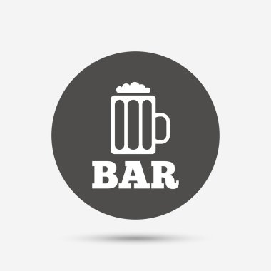 Bar veya Pub işareti simgesi.  