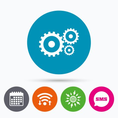 COG ayarları işareti simgesi. 