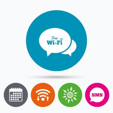 Sohbet konuşma balonları.  