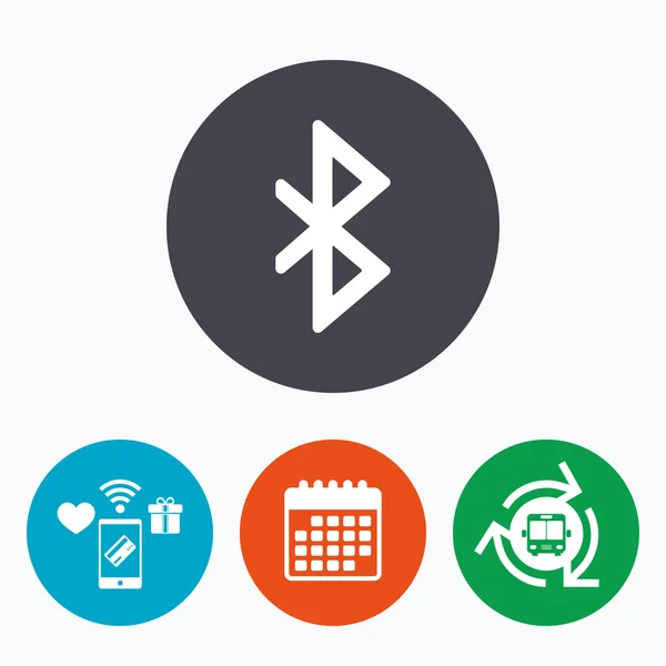 Bluetooth-Zeichensymbol — Stockvektor