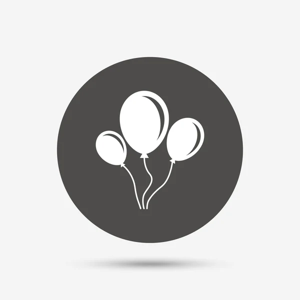 Balloon sign icon. — Stock Vector