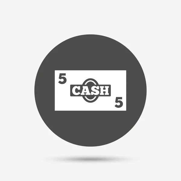 Cash sign icon. — Stock Vector