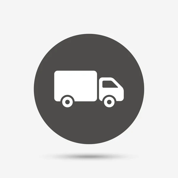 Camion de livraison signe icône . — Image vectorielle
