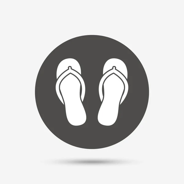 Zeichen-Symbol für Flip-Flops. — Stockvektor